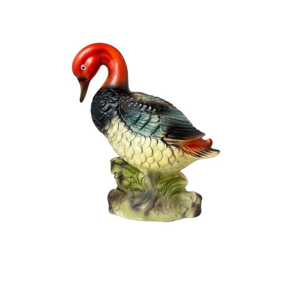 Wales Redhead Duck Figurine Bird Statue Vintage Japan Ceramic Home Decor Multi